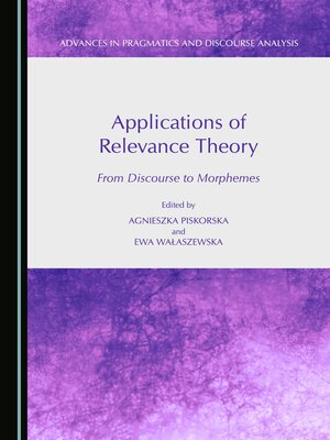 cover image of Applications of Relevance Theory